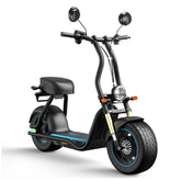 Honey Whale M5 MAX E-Scooter - 1000W Motor 54.6V13AH Battery 14-inch Tires Disc Brakes - Black-Blue